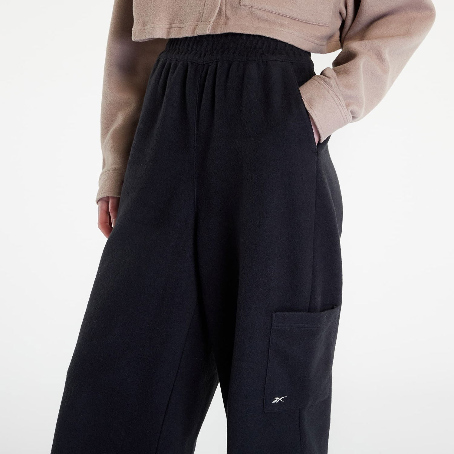 Tepláky Reebok Classics Reverse Fleece Wide Leg Pants Čierna | HT7838, 1