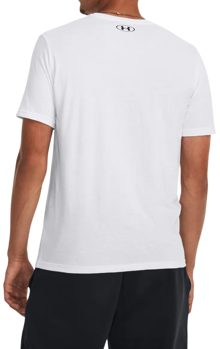 Tričko Under Armour Under Armour Camo Chest Stripe Short Sleeve T-Shirt Biela | 1376830-100, 1