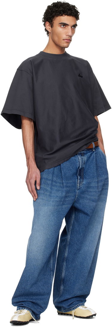 Tričko HED MAYNER Hed Mayner Embroidered T-Shirt Šedá | HMMA70007R-HA082A, 3