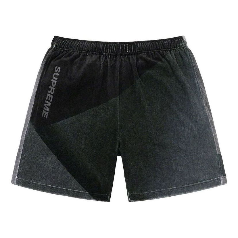 Šortky Supreme Geo Velour Shorts Čierna | SUP-SS23-144