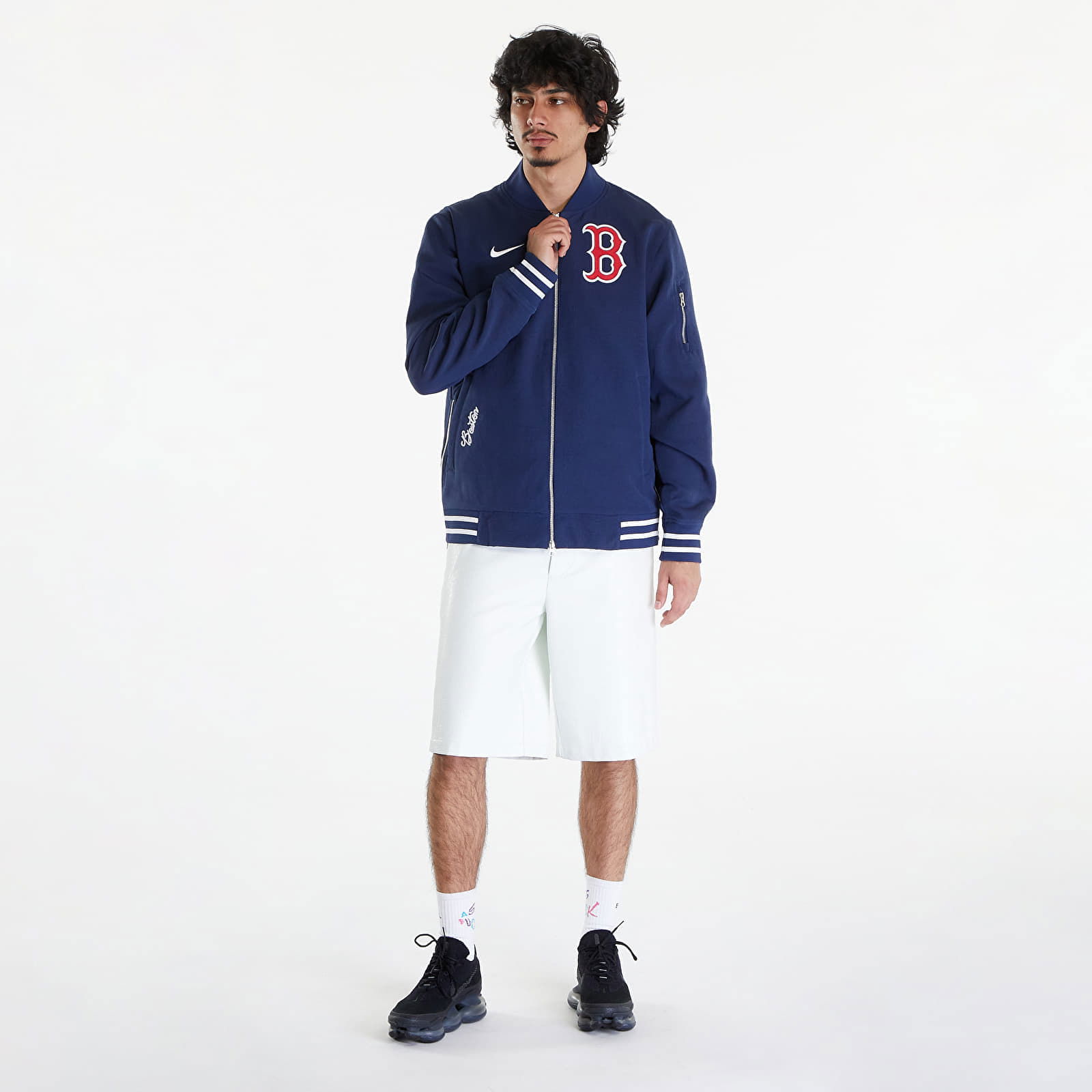 AC Bomber Jacket Boston Red Sox Midnight Navy/ Midnight Navy/ White