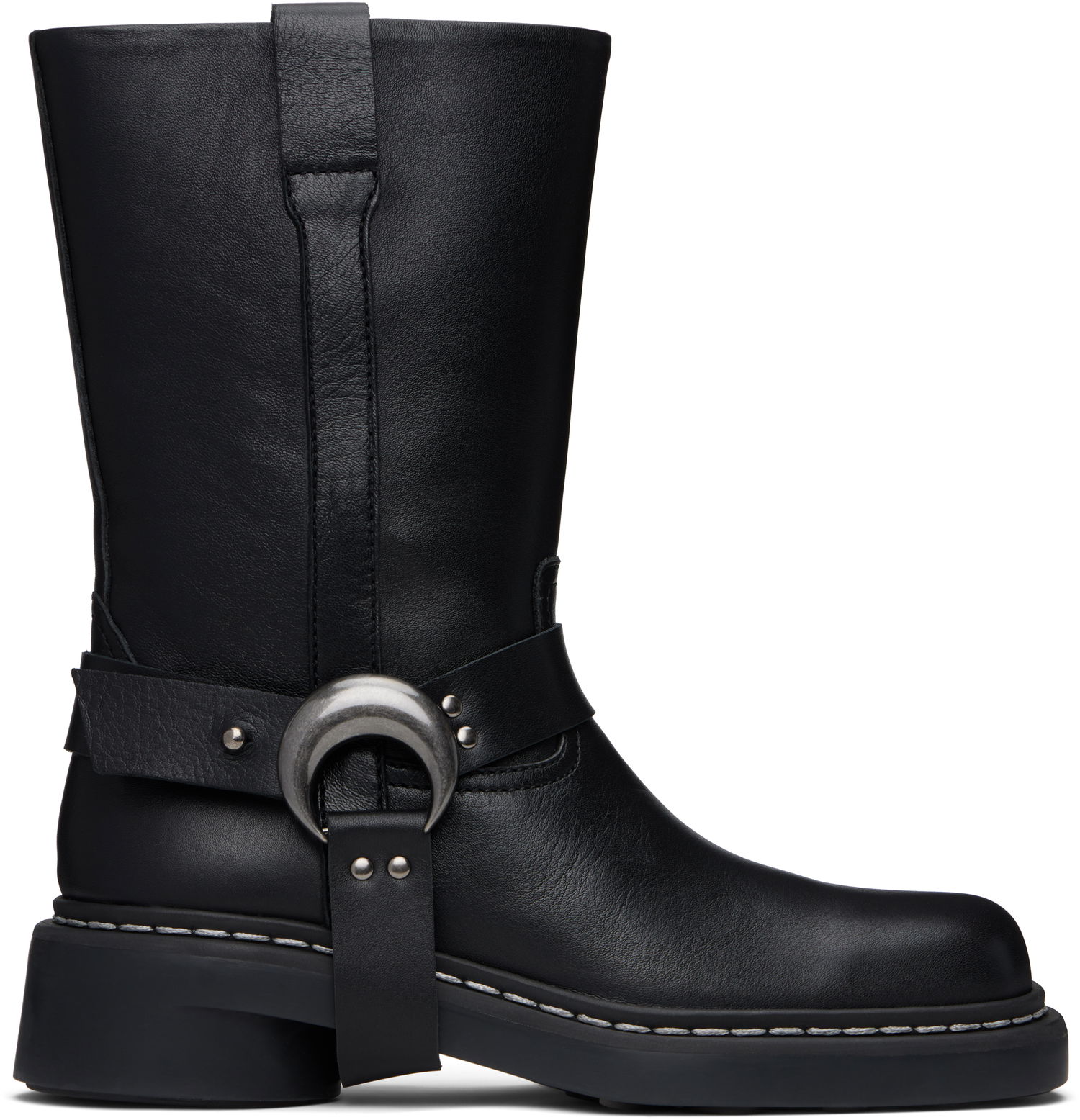 Oblečenie Marine Serre Marine Serre MS Moto Leather Boots Čierna | WFW045A RLEA0017, 0