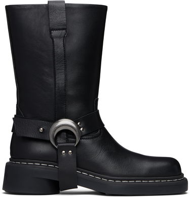 Oblečenie Marine Serre Marine Serre MS Moto Leather Boots Čierna | WFW045A RLEA0017, 0