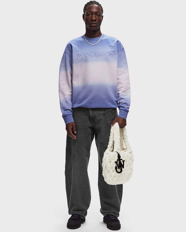 Mikina JW Anderson LOGO EMBROIDERY GRADIENT SWEATSHIRT Modrá | JW0191-PG1632-748, 1