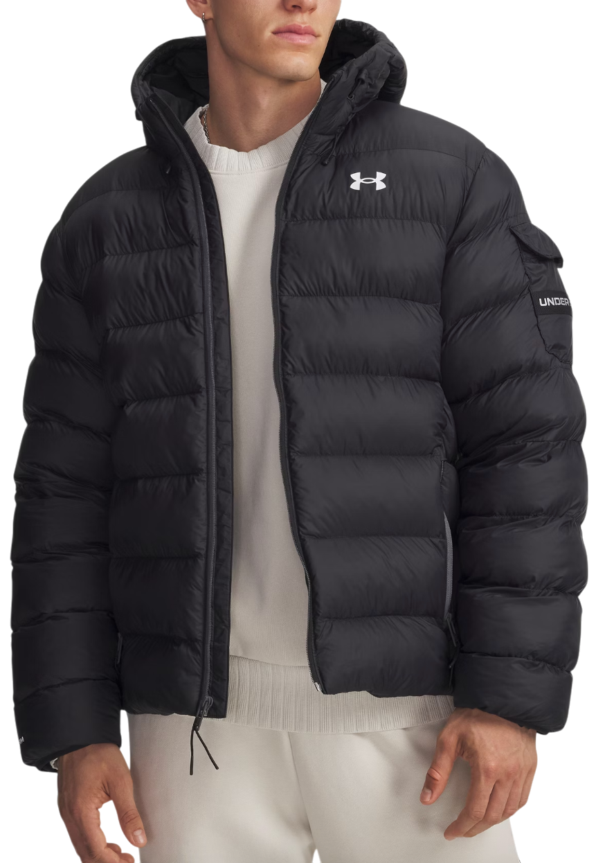 Prešívaná bunda Under Armour Under Armour Sportswear Puff Hooded Jacket Čierna | 6006360-003, 0