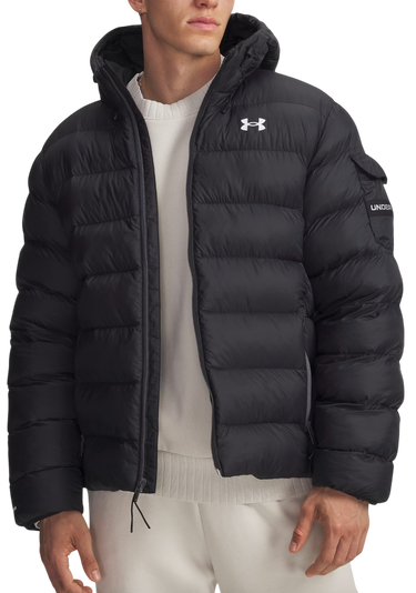 Prešívaná bunda Under Armour Under Armour Sportswear Puff Hooded Jacket Čierna | 6006360-003, 0