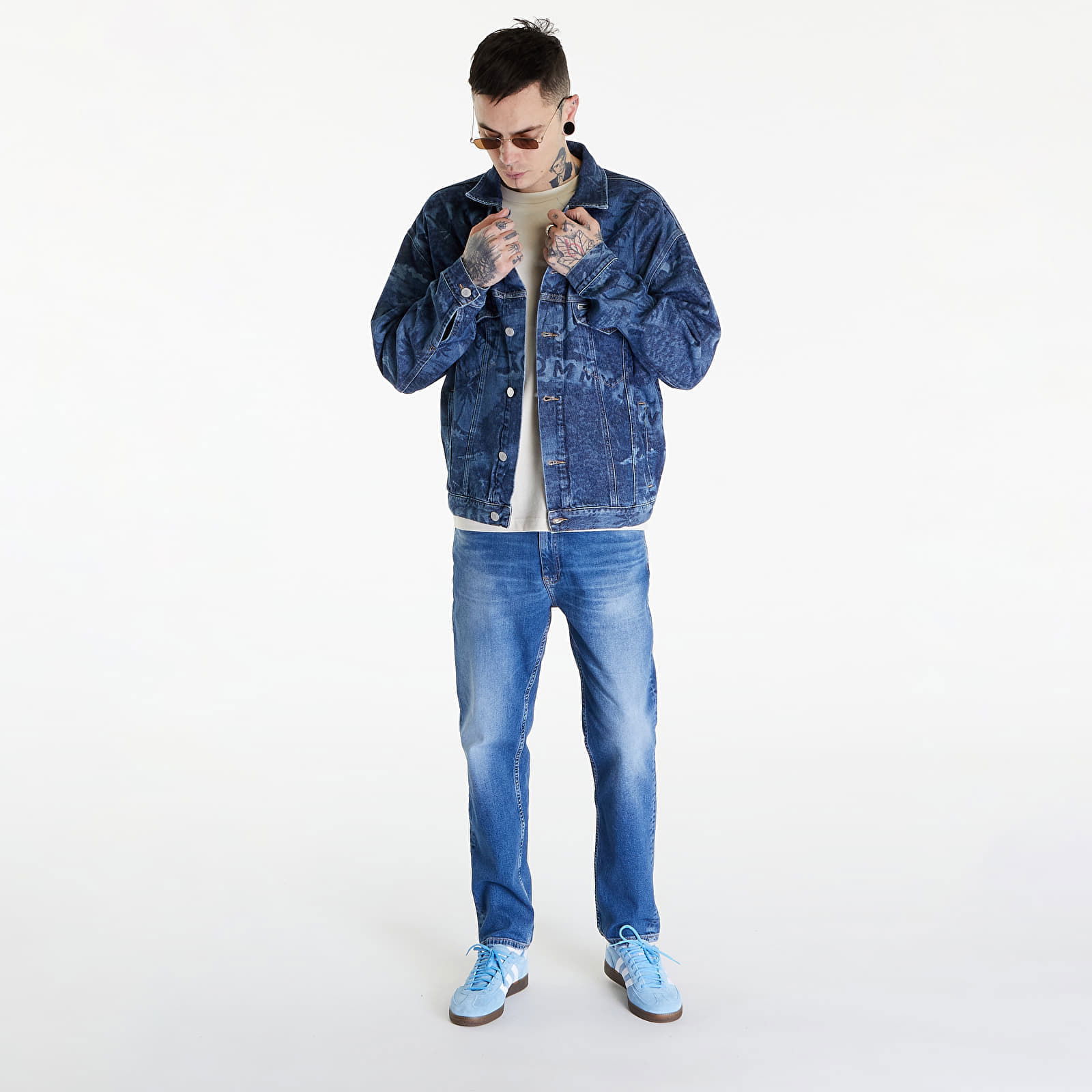 Aiden Oversized Trucker Jacket Denim