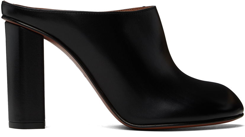 Tenisky a topánky Alaïa Babylon Leather Mules Čierna | AA3M085CK122