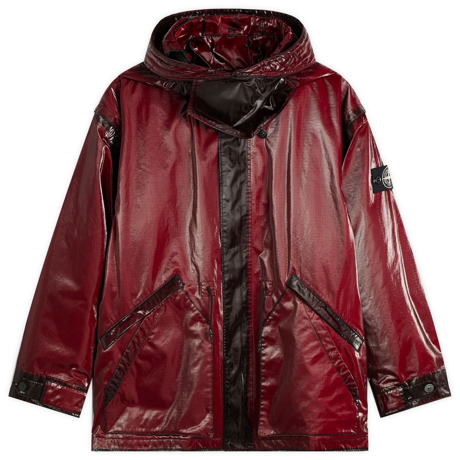 Parka Stone Island Ripstop Prismatico Parka Jacket, Size Large Červená | K2S154100079-V0012, 0