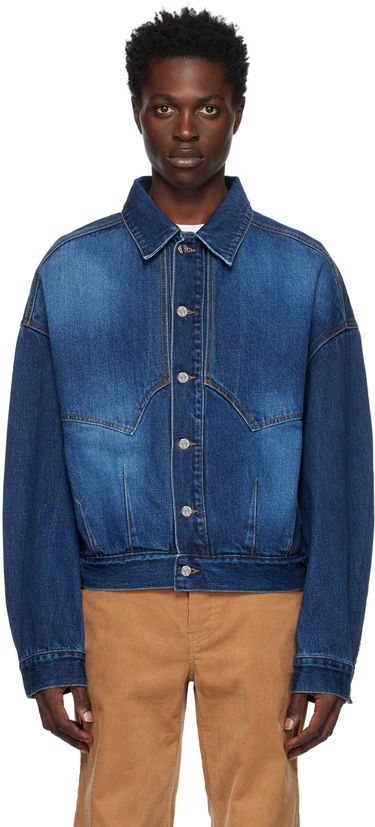 Bunda We11done Loose Denim Jacket Modrá | WD-DJ3-22-303-U-NV, 0