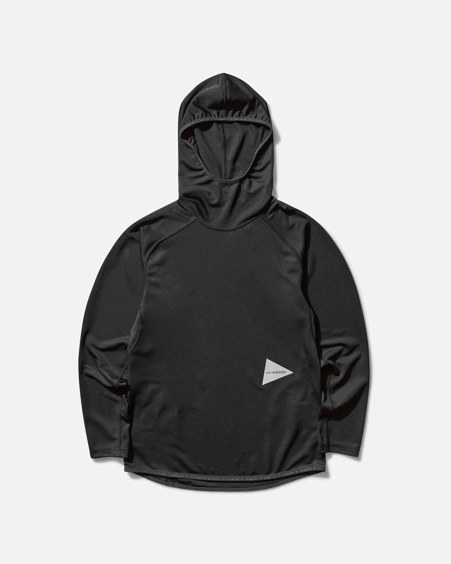 Mikina and wander Dry Jersey Hoodie Čierna | 5745164033 010, 0