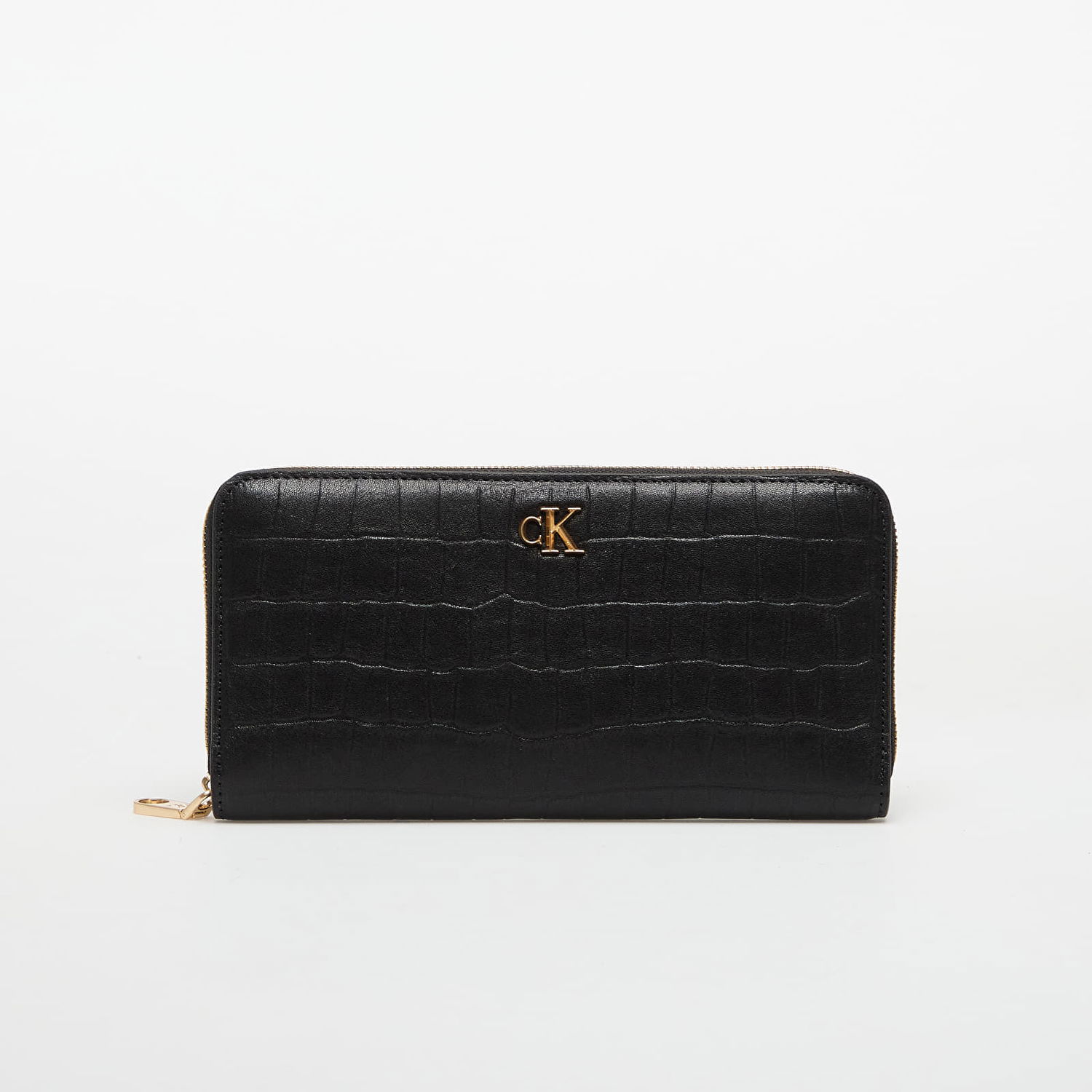Peňaženka CALVIN KLEIN Calvin Klein Croc Long Zip Aro Wallet Čierna | LV04F1096G UB1, 0