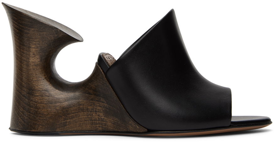 Starostlivosť o obuv Alaïa ALAÏA Sculpture Mules Čierna | AA3M033CK133, 0