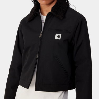 Bomber bunda Carhartt WIP Newkirk Black Jacket with Faux Fur Collar Čierna | I033880_5, 3