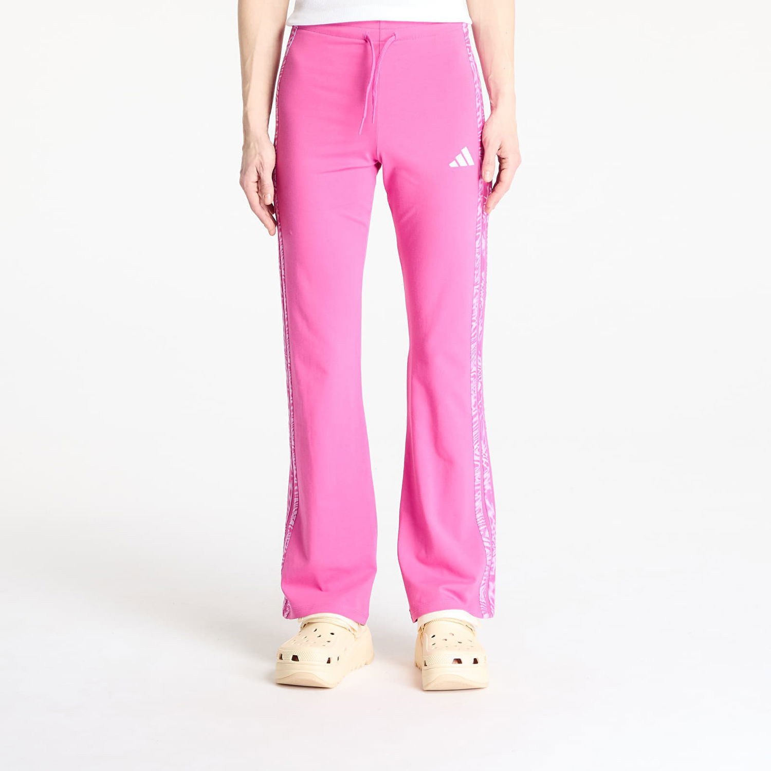 Tepláky adidas Originals Essentials 3 Stripes Print Leggings Ružová | JG6238, 0