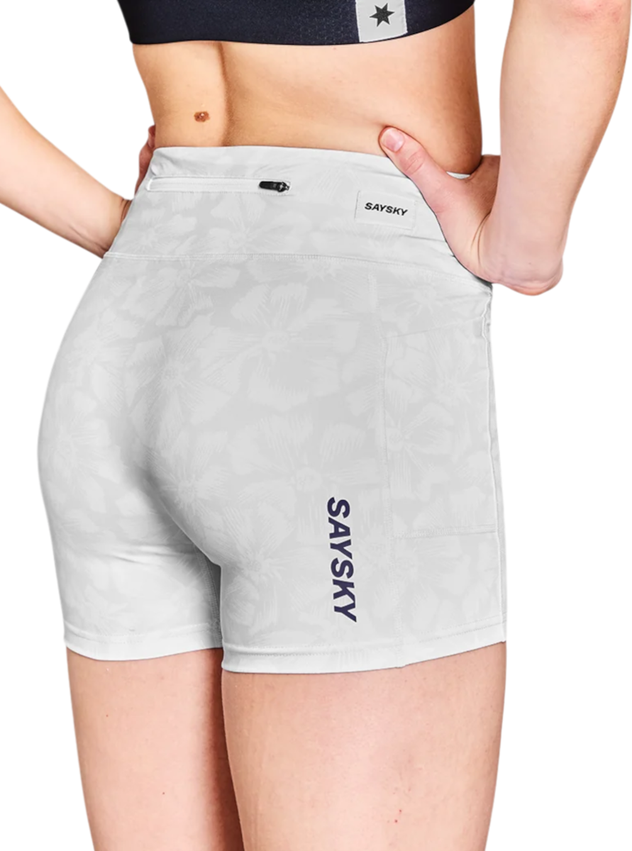 Šortky Saysky Saysky Flower Combat+ Short Tights 4" Biela | nwrst31c-1030, 1