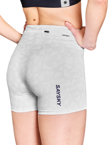 Šortky Saysky Saysky Flower Combat+ Short Tights 4" Biela | nwrst31c-1030, 1