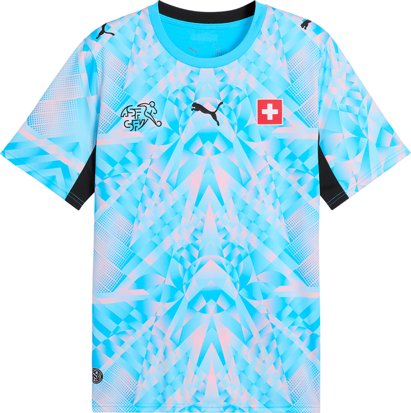 Dres Puma Switzerland Replica Goalkeeper Jersey 2026 Rôznofarebný | 783229-86