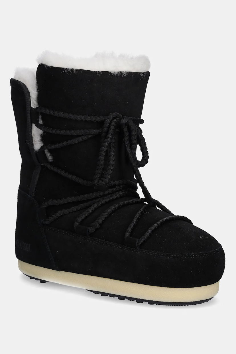 Tenisky a topánky Moon Boot EVX Suede Shearling Lined Snow Boots Čierna | 80D1470050.N001
