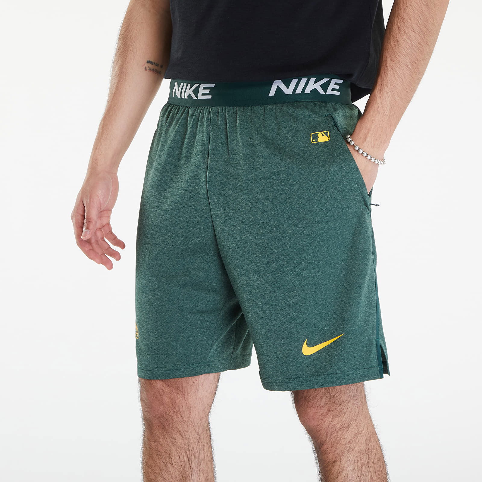 AC DF Short Knit Oakland Athletics Pro Green/ Pro Green