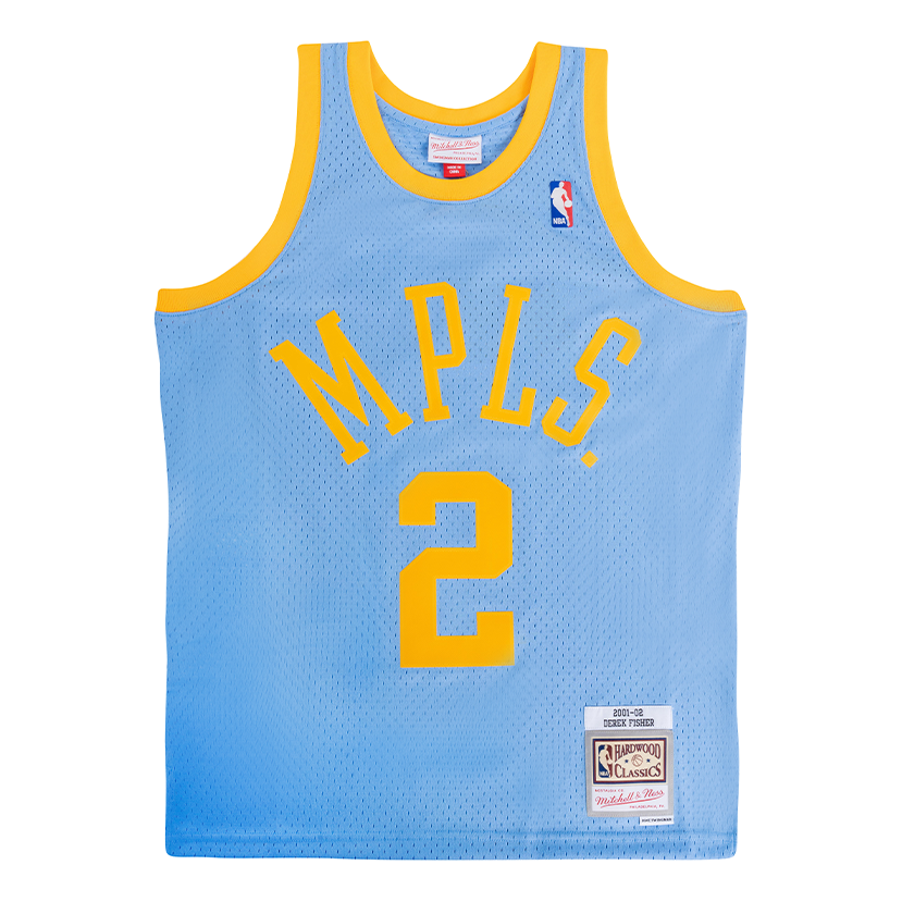 Tielko Mitchell & Ness Los Angeles Lakers Derek Fisher Swingman Jersey Modrá | SMJY1125-LAL01DFICLBL, 0