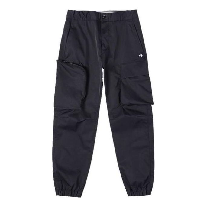 Cargo nohavice Converse Stretch Woven Cargo Pants Čierna | 10024872-A02
