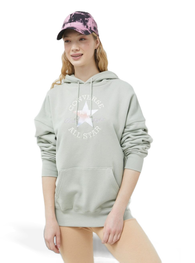 Mikina Converse All Star Patch Oversized Hoodie Zelené | 10024525.A05