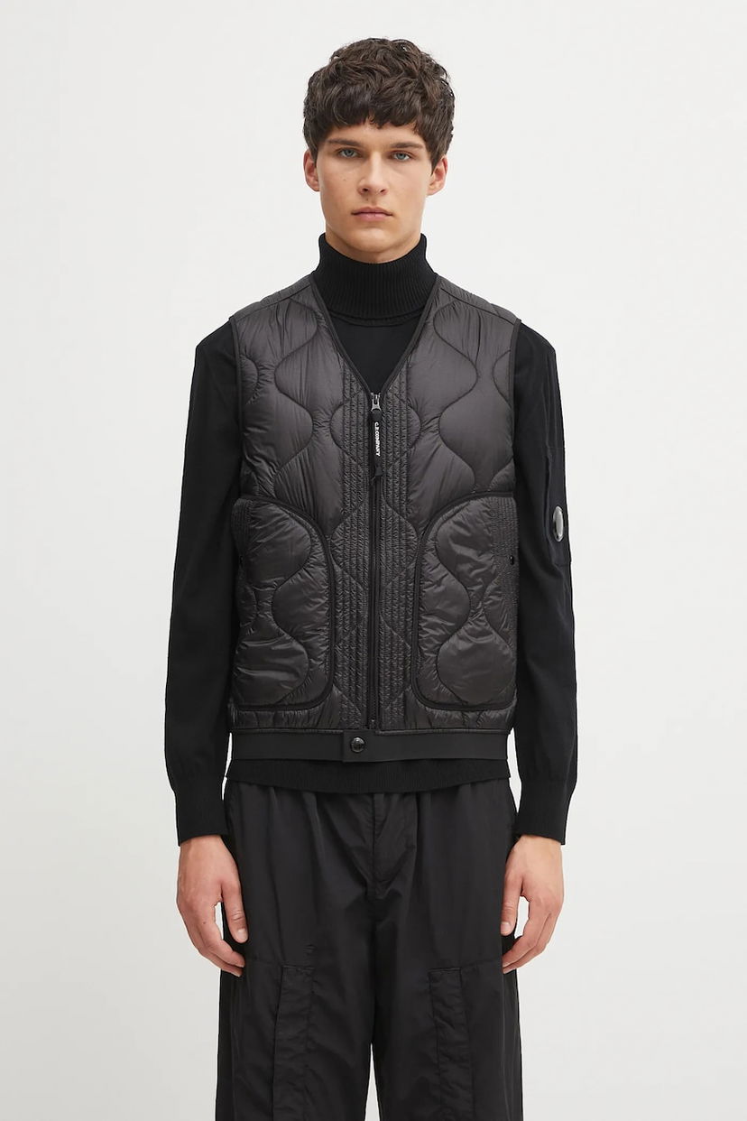 Vesta C.P. Company C.P. Company Quilted Gilet Čierna | 19CMVE049A110158A