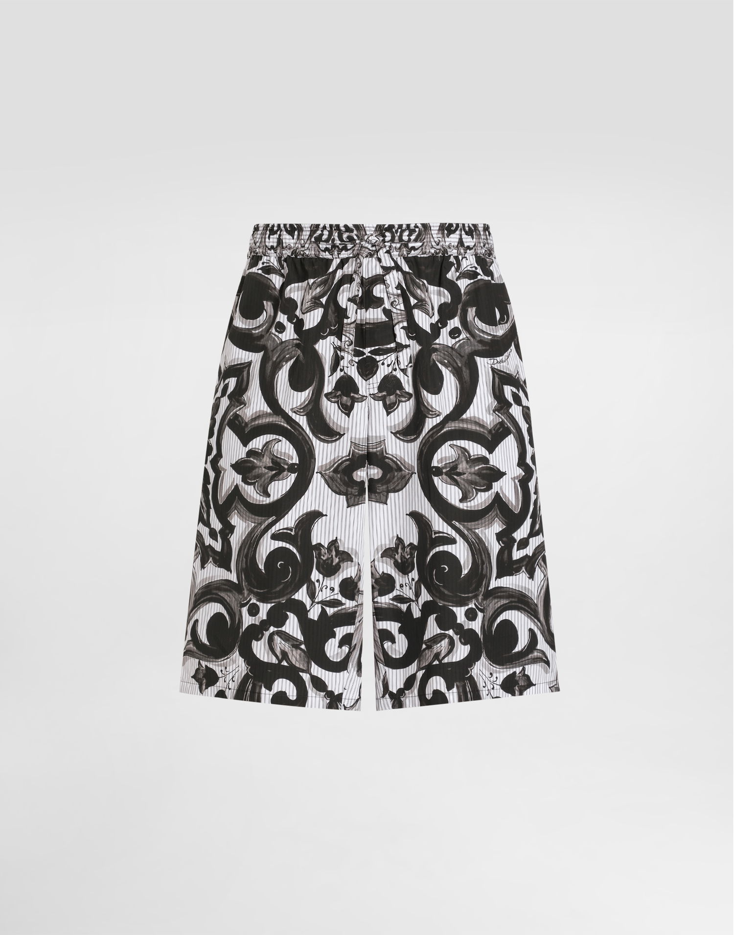 Šortky Dolce & Gabbana Dolce & Gabbana Majolica-Print Poplin Shorts Rôznofarebný | GV37ATGJ618IZ3TN, 0