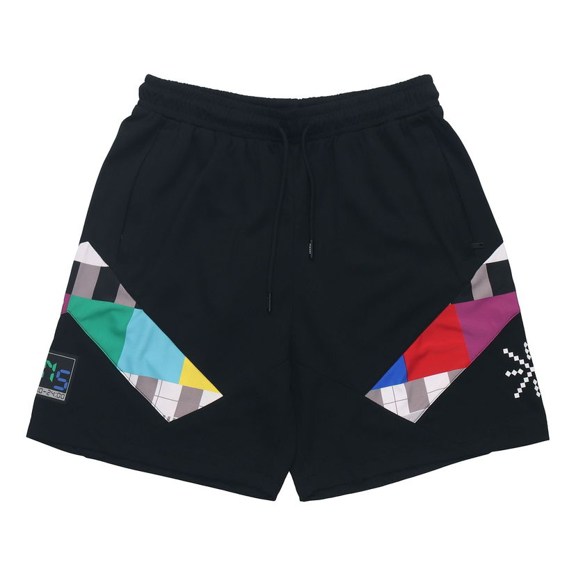 Šortky Li-Ning Wade Team No Sleep Basketball Shorts Čierna | AAPR349-1
