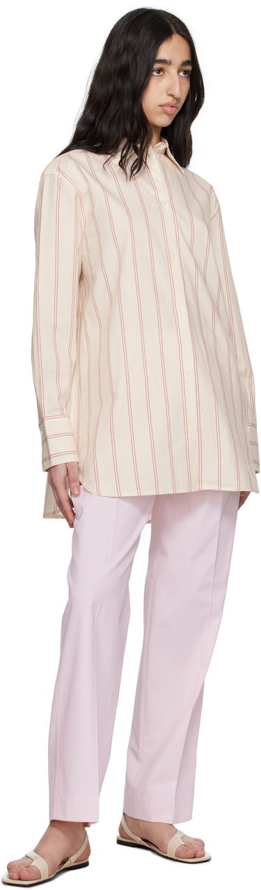 Nohavice TOTEME TOTEME Slanted Pocket Trousers Ružová | 252-WRB0246-FB0379, 3