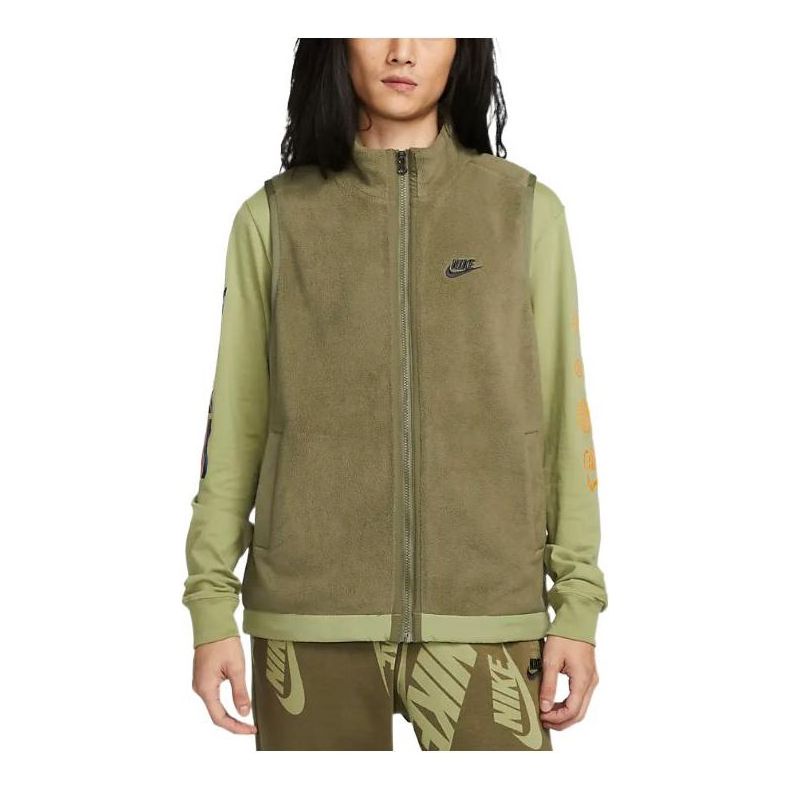 Vesta Nike Club Fleece Winter Vest Zelené | DQ4899-222