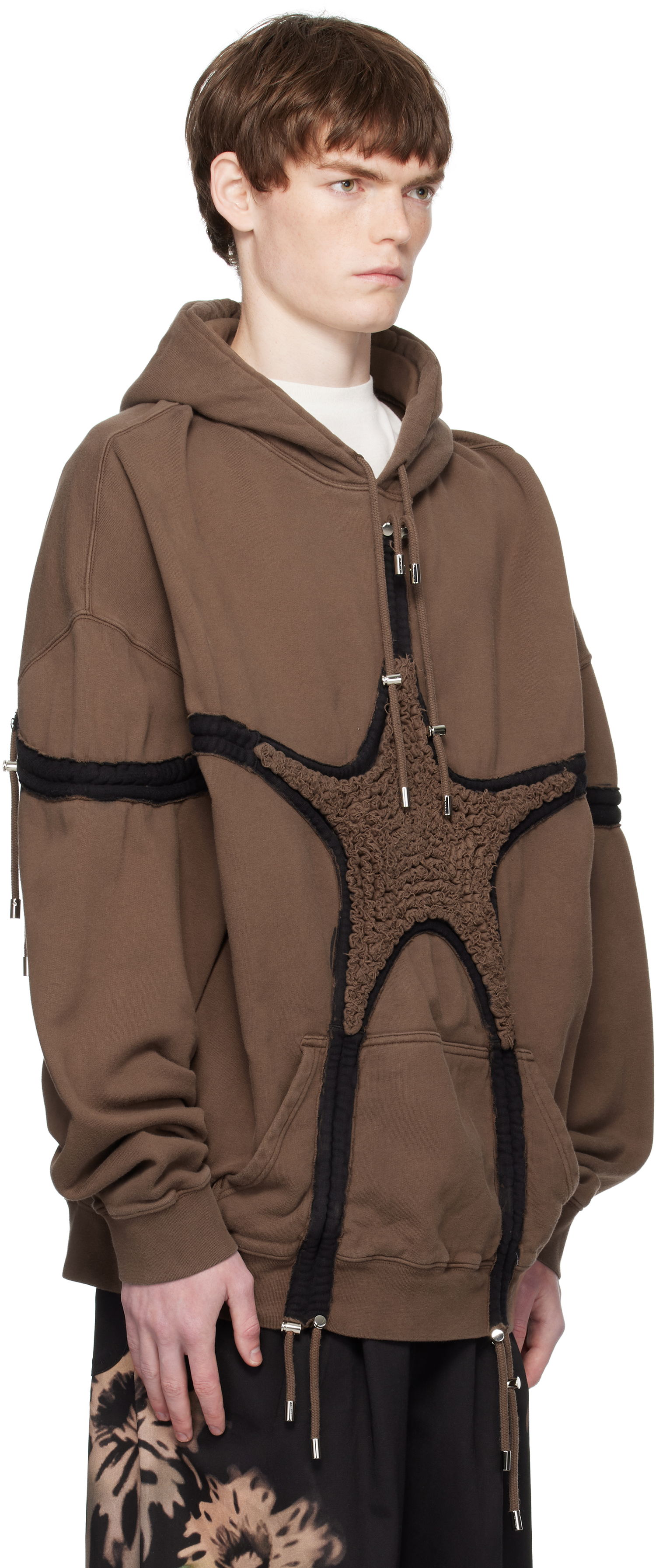 Mikina Collina Strada Collina Strada Soft Star Hoodie Hnedá | XX8002, 1