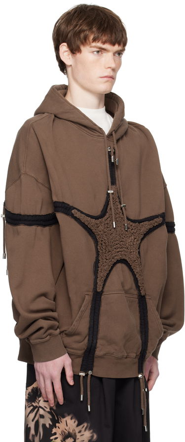 Mikina Collina Strada Collina Strada Soft Star Hoodie Hnedá | XX8002, 1