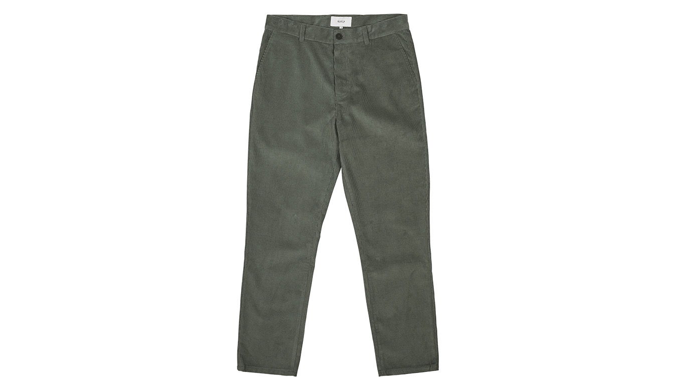 Nohavice Makia Corduroy Pants Zelené | M70011_755, 0