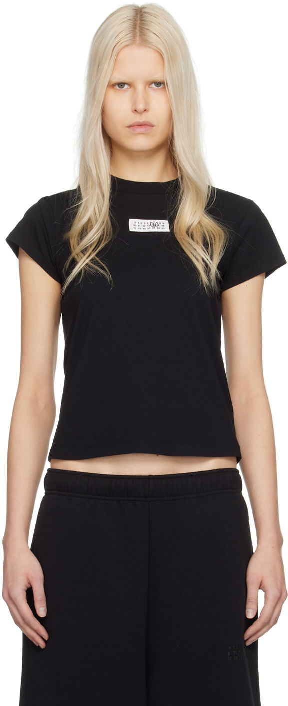 Tričko Maison Margiela MM6 Cropped T-Shirt Čierna | S52GC0312 S24312, 0