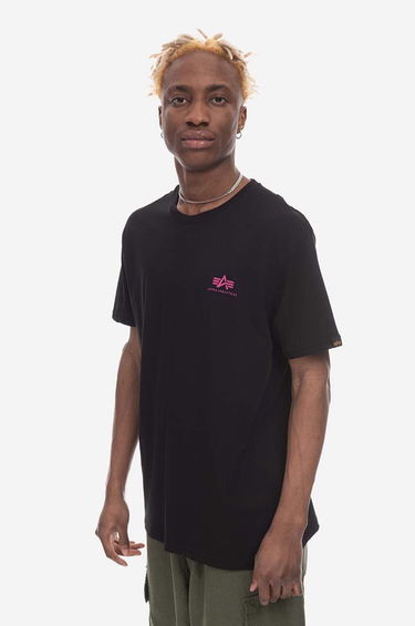 Tričko Alpha Industries Alpha Industries Basic Small Logo T-Shirt Čierna | 188505.693, 4