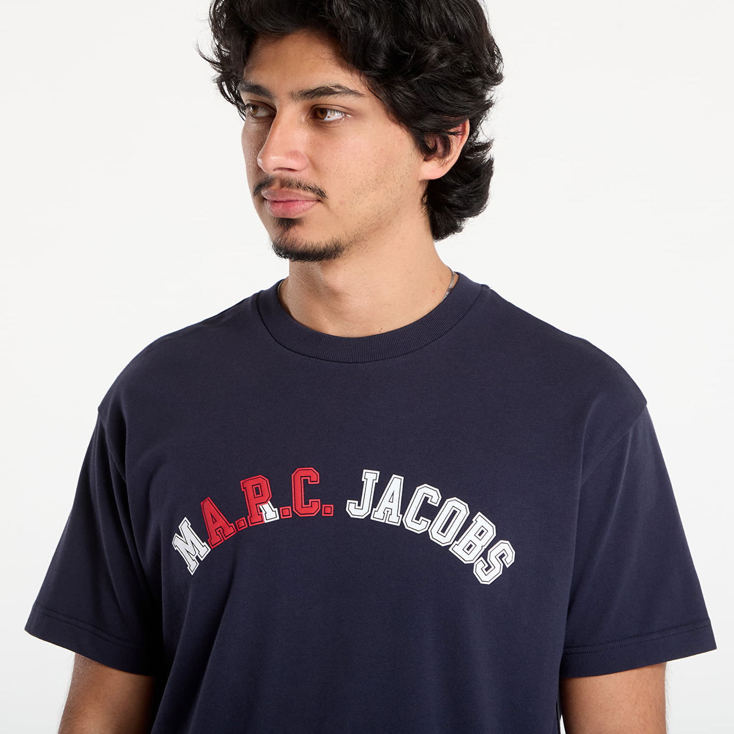 Tričko A.P.C. A.P.C. x Marc Jacobs Boxy Fit Tee Navy | COHKS-H26554 IAK, 1