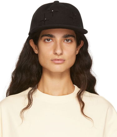 Šiltovka We11done Sequin Baseball Cap Čierna | WD-AH1-22-404-U-BK, 0