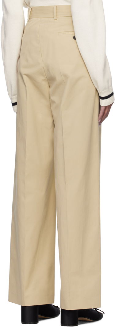 Nohavice Maison Margiela MM6 Maison Margiela Tailoring Twisted Trousers Béžová | S52KA0516 M35148, 2