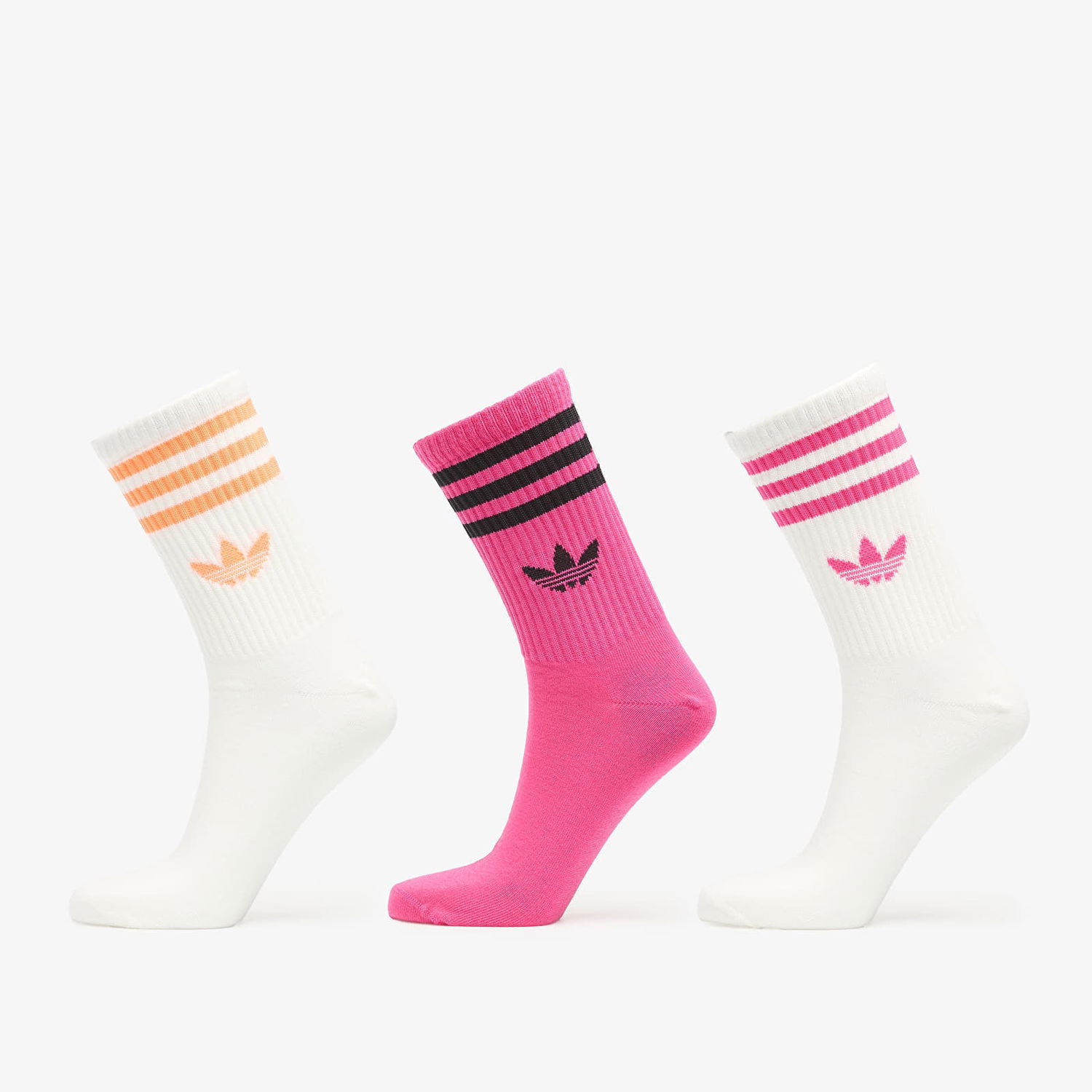 Ponožky adidas Originals 3S Crew Socks 3-Pack Rôznofarebný | KD8254, 0