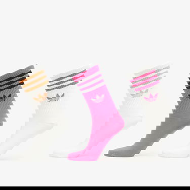 Ponožky adidas Originals 3S Crew Socks 3-Pack Rôznofarebný | KD8254, 0