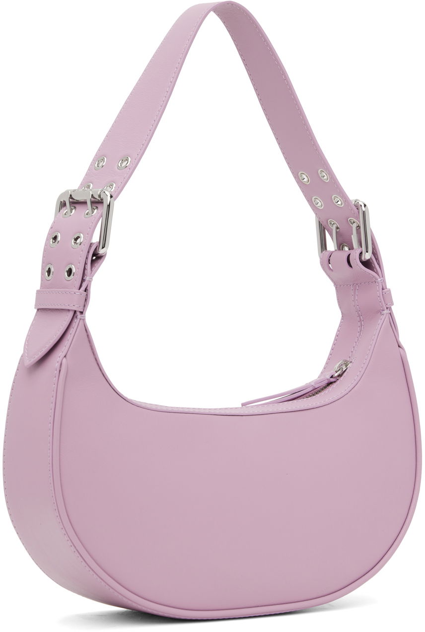 Half Moon Leather Shoulder Bag