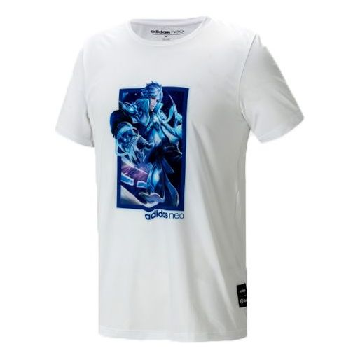 Tričko adidas Originals Crossover Graphic Short Sleeve T-Shirt Biela | FR7990, 0