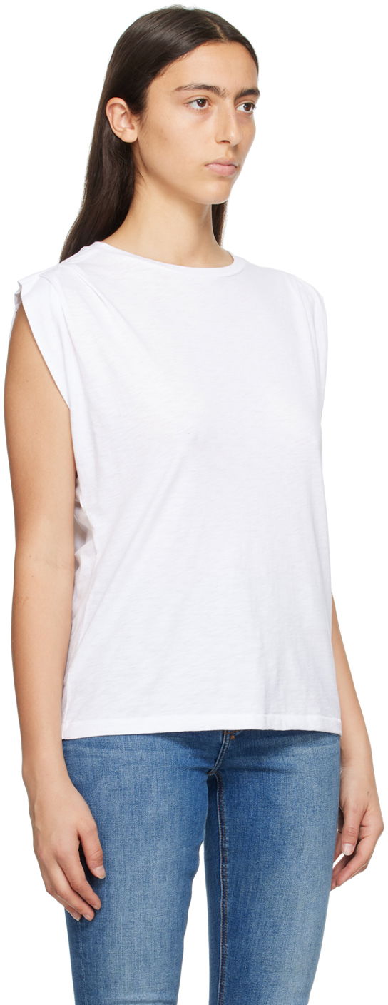 Tielko rag & bone Rag & Bone 'The Slub' Women's Tank Top Biela | WCC23FT018CH18, 1