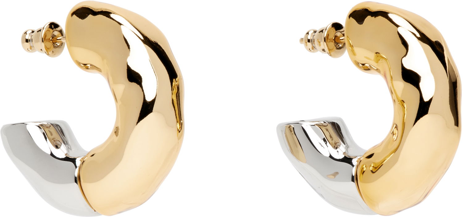 Náušnice AMI AMI Paris Dune Hoop Earrings Metalická | UJW219.361, 1