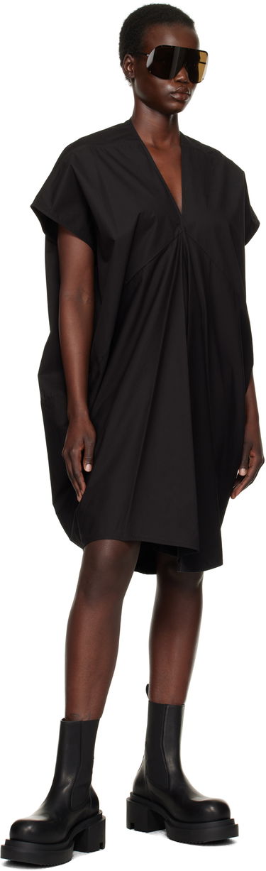 Šaty Rick Owens Rick Owens Hollywood Tommykite V Minidress Čierna | RP01E7556 P, 3