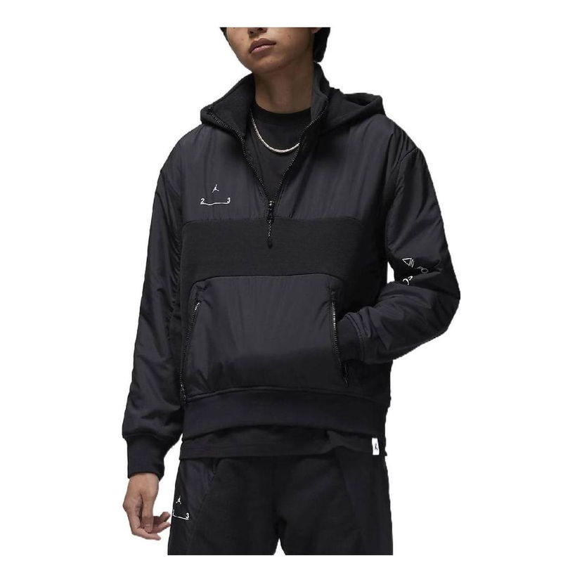Mikina Jordan Air Jordan Stand Collar Hoodie Čierna | DV1592-010