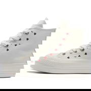 Chuck Taylor All-Star Lift Hi "Embroidered Hearts" W