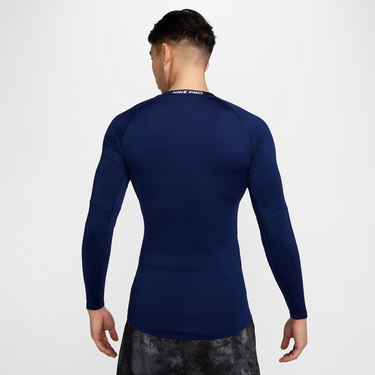 Tričko Nike Pro Dri-FIT Long Sleeve Fitted Fitness T-Shirt Navy | FB7919-492, 3